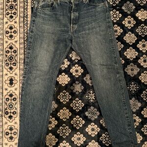 OrSlow 105 Denim (Two-Year Wash) - Size XL  (US L)- Tailored & Hemmed